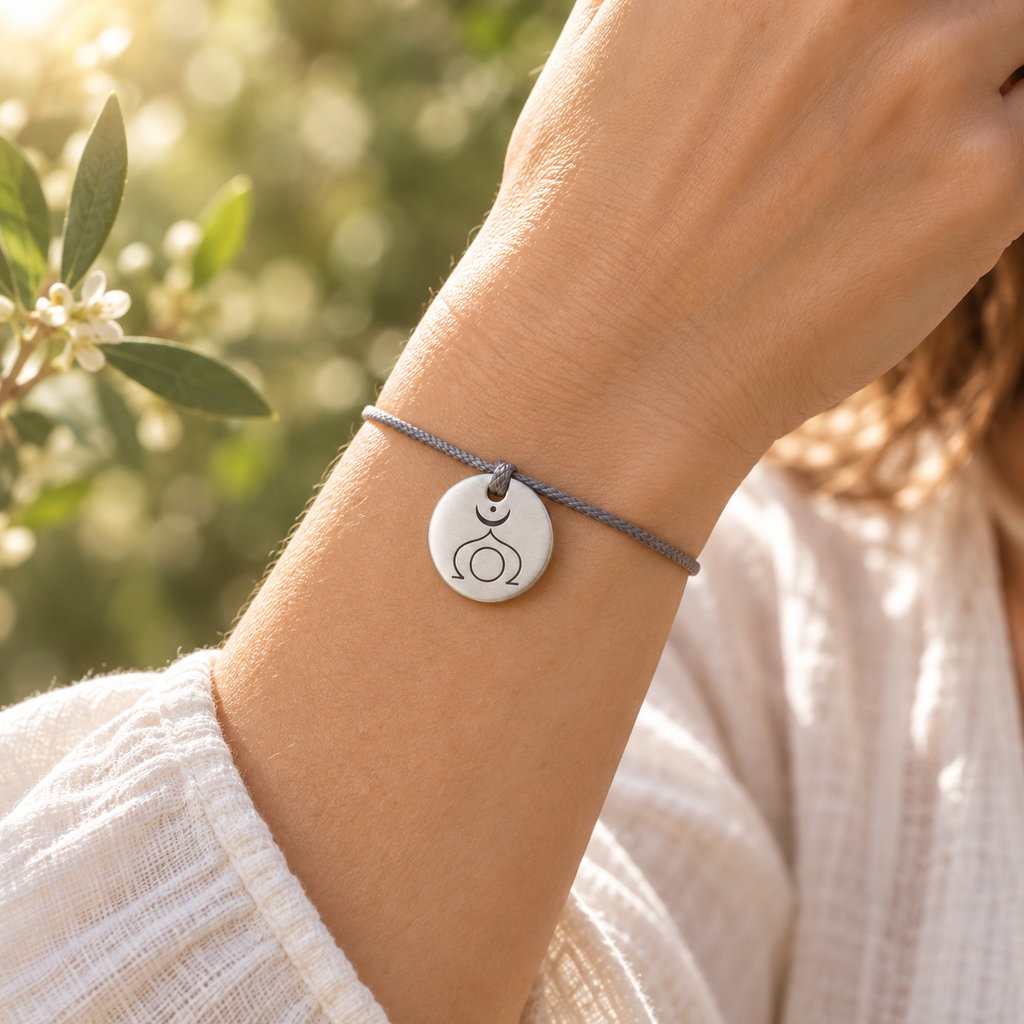 Fertility bracelet worn on the wrist