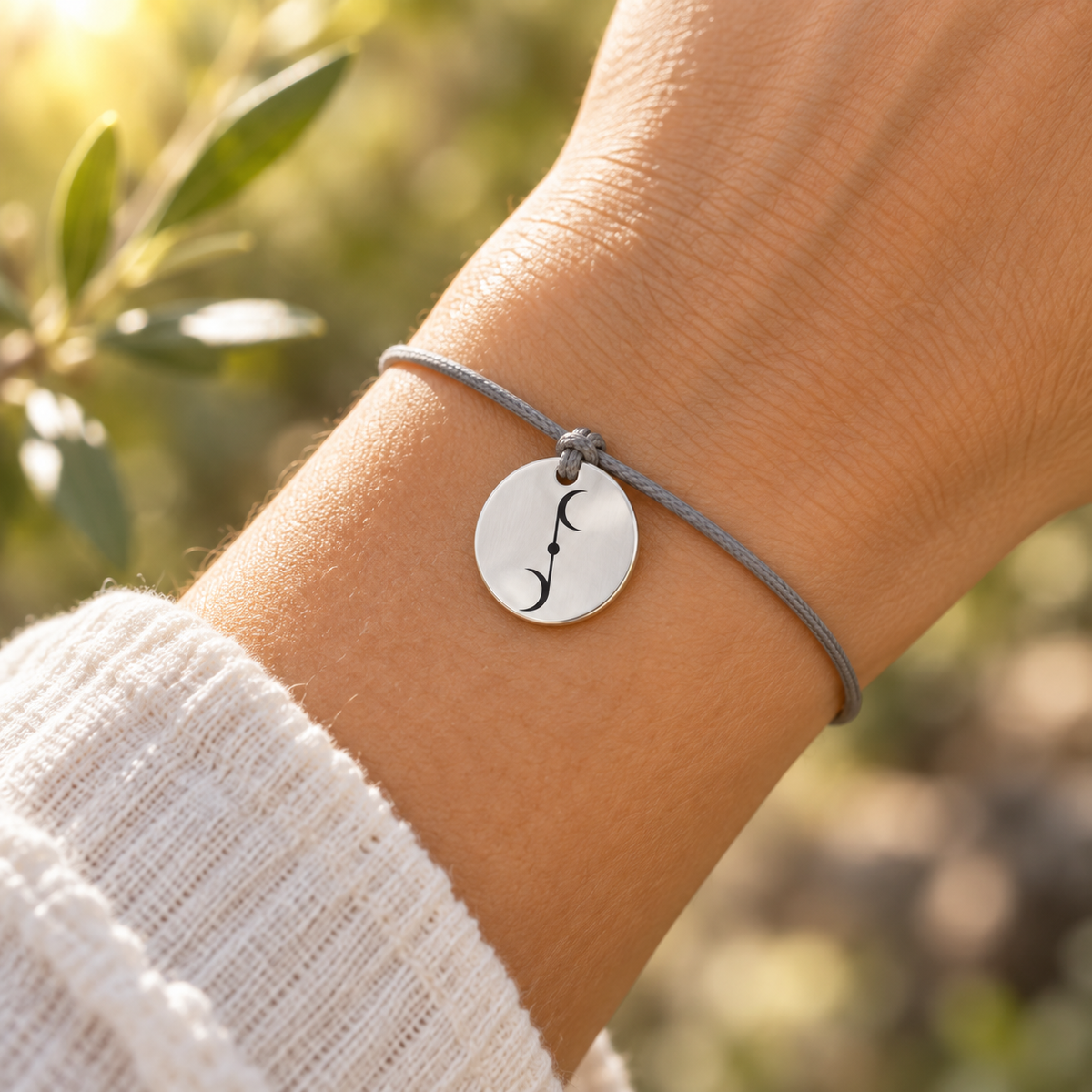 Joy bracelet worn on the wrist